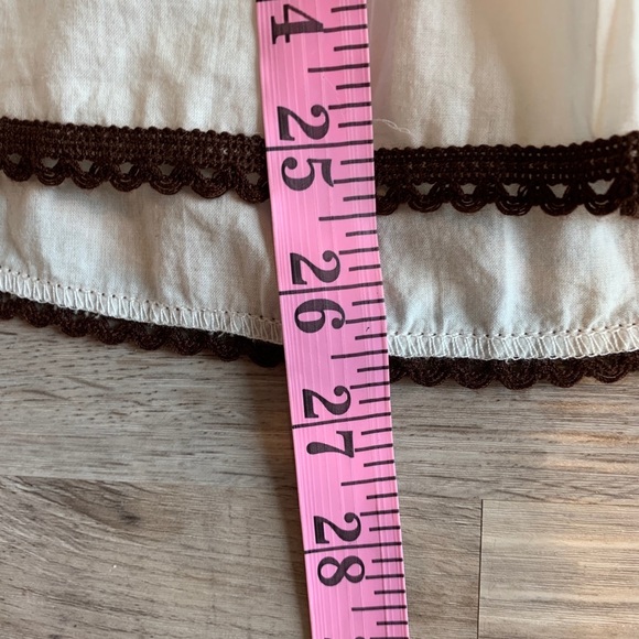 Adzen shirt with embroidery and poms small EUC - Picture 7 of 7